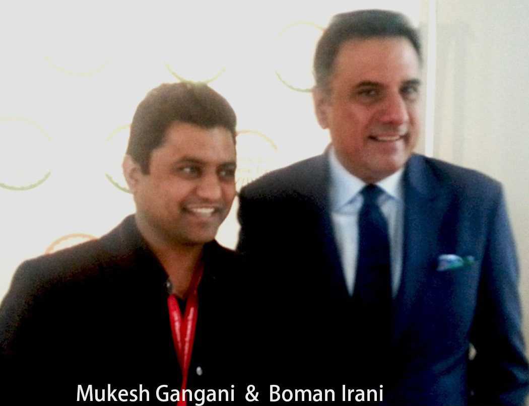 Mukesh Gangani With Boman Irani